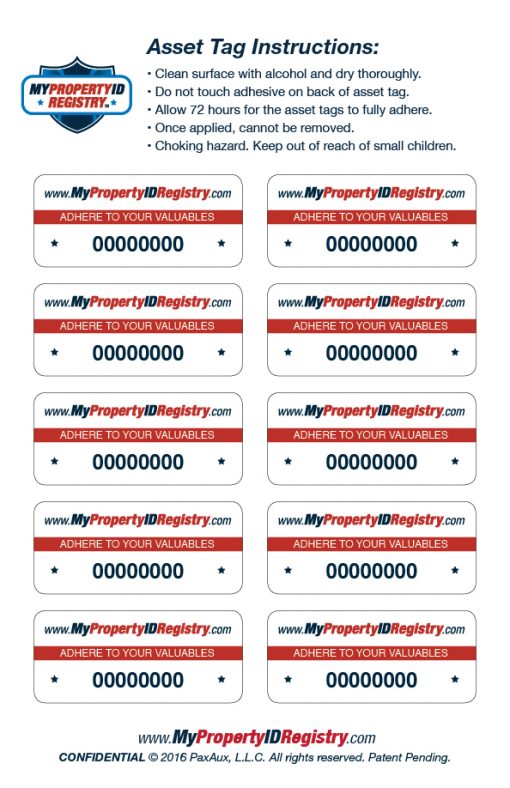 PAX_16_Tags - MyPropertyID